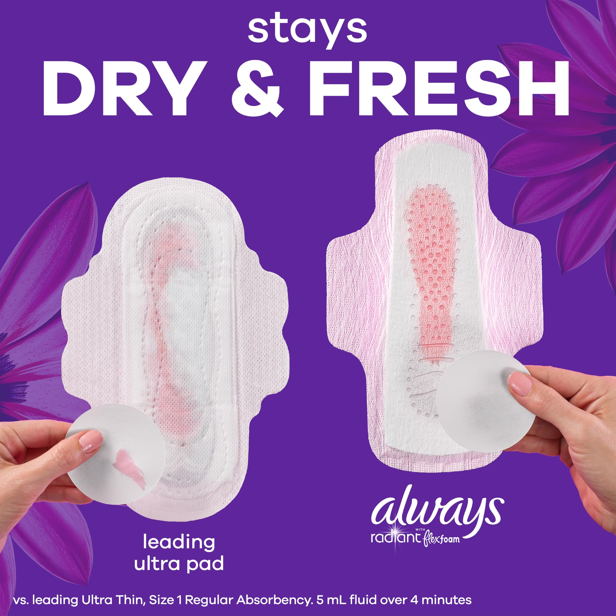 Always Radiant etiqueta aprobada por Skin Health Alliance para pieles