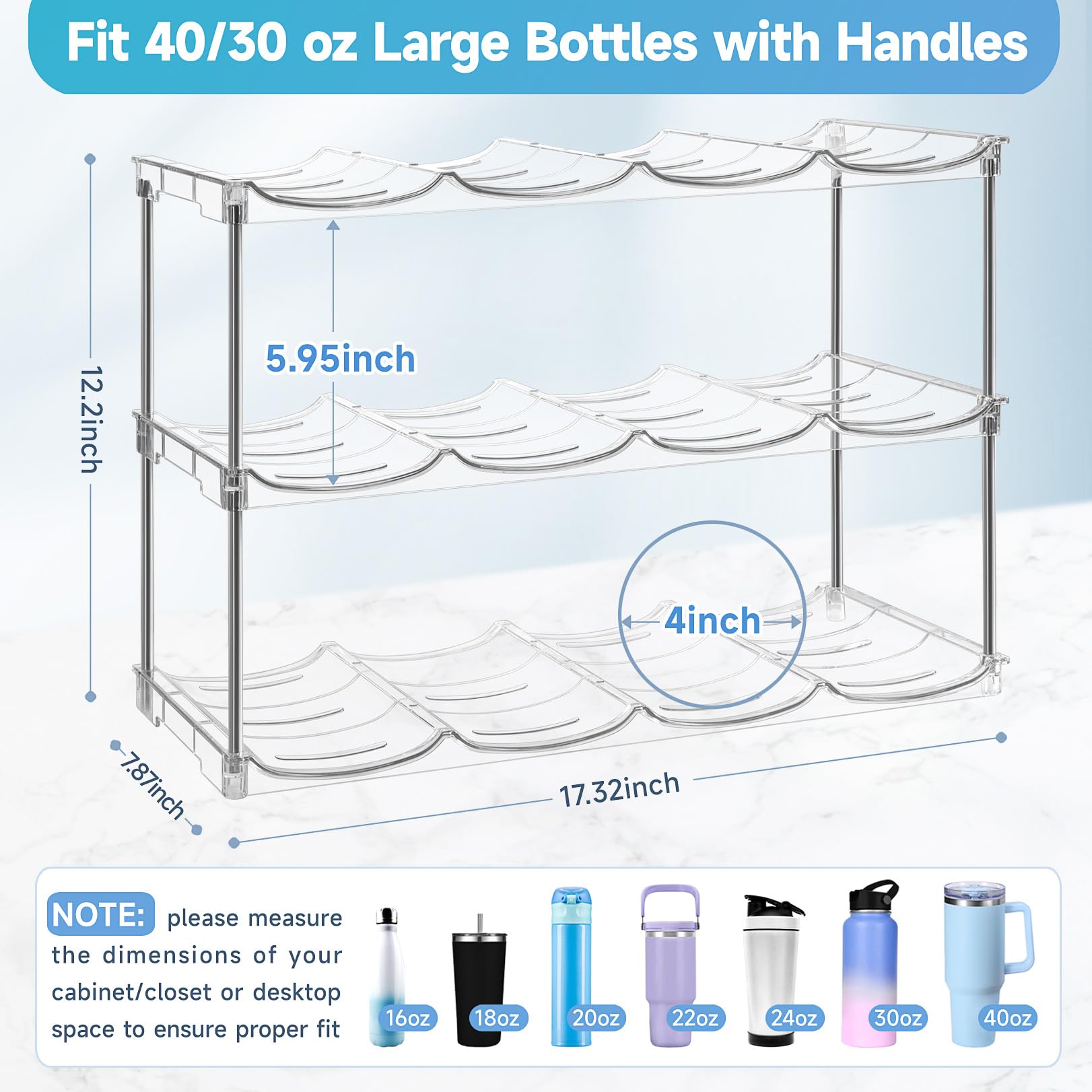 Amaoot organizador con Stanley 40 oz en uso para acceso fácil y orden
