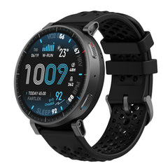 Amazfit Active Max front view showing large screen and durable case benefit clarity
