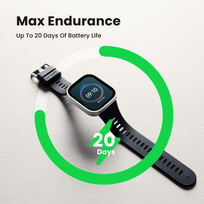Amazfit display close-up with AMOLED clarity for easy reading during workouts