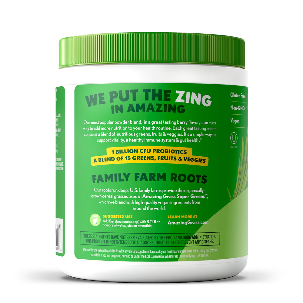 Escena de desayuno con Amazing Grass, integra nutrición en la mañana