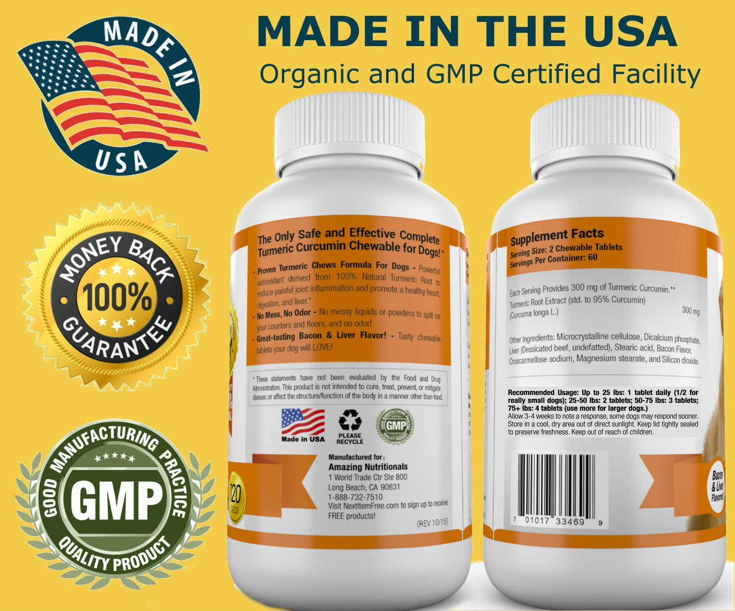 Amazing Nutritionals etiqueta con ingredientes verificados transparencia y pureza