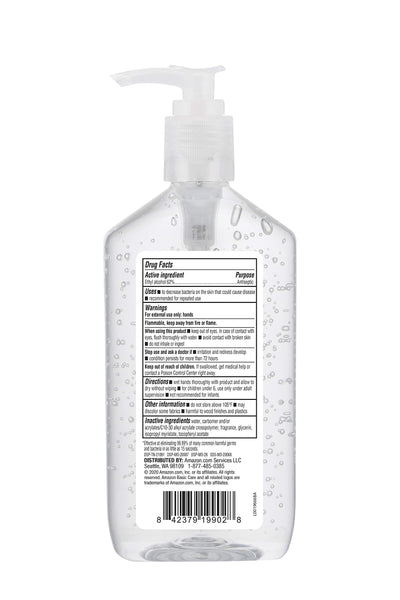 Amazon Basic Care uso en mano ilustrando aplicación fácil y protección