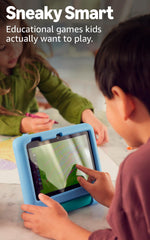 Amazon Fire 7 Kids back with protective kid-proof case for drop protection