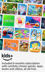 Amazon Fire 7 Kids thin side profile demonstrating lightweight portability