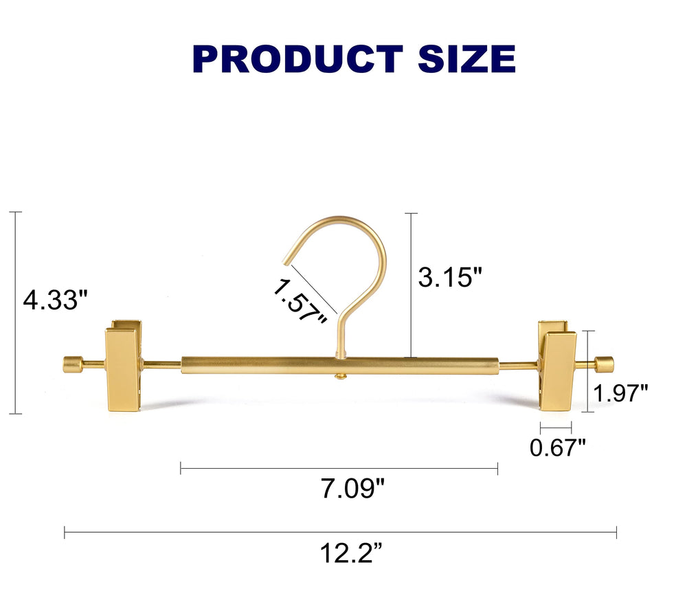 Amber Home primer plano de clip metálico ajustable que sujeta firmemente