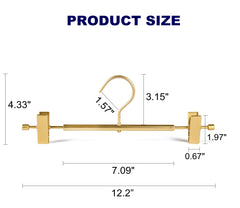 Amber Home primer plano de clip metálico ajustable que sujeta firmemente