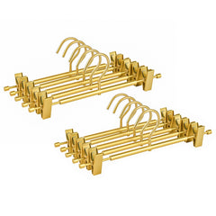Amber Home percha frontal dorado mate mostrando diseño elegante y orden