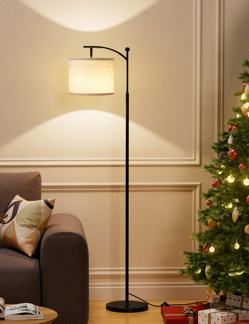 Ambimall base stability profile showing sturdy 8.66 inch base for secure placement