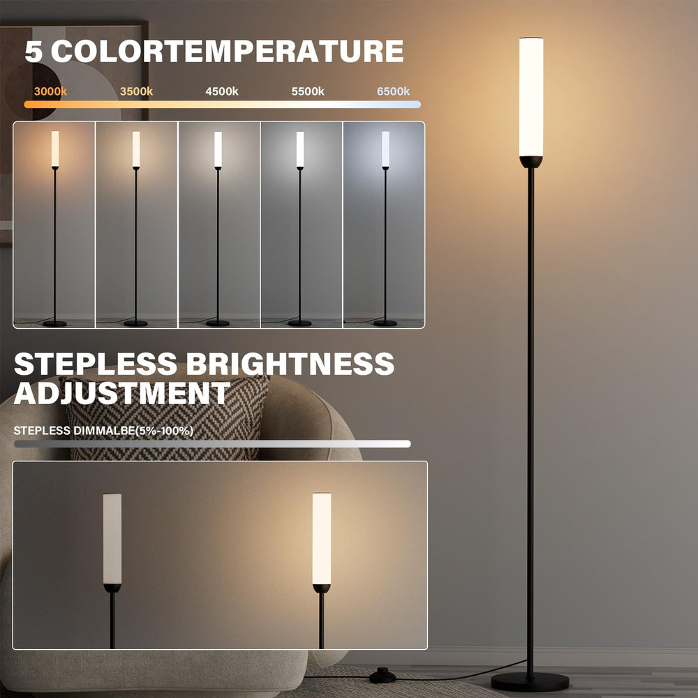 ambimall foco cercano del difusor LED resaltando textura y difusión suave