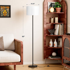 Ambimall close-up of white shade highlighting soft light diffusion benefit
