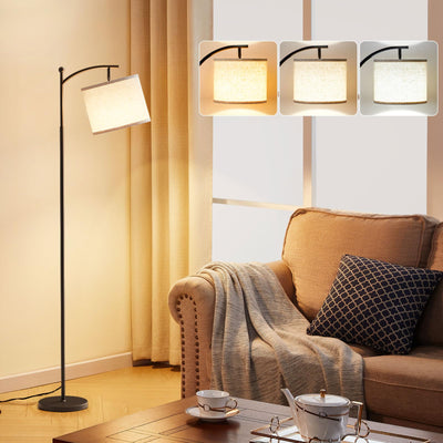 Ambimall front view of 60 inch arc floor lamp showing clean modern design and function