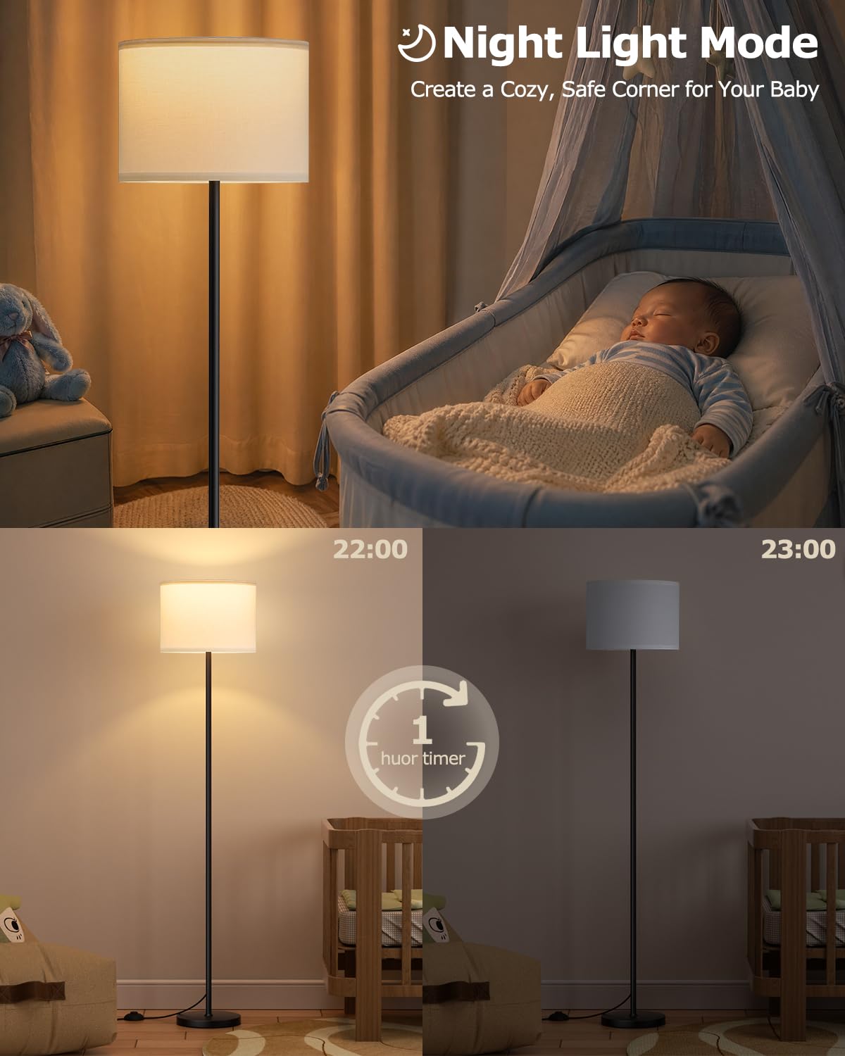 Ambimall close-up del difusor mostrando acabado y distribución de luz