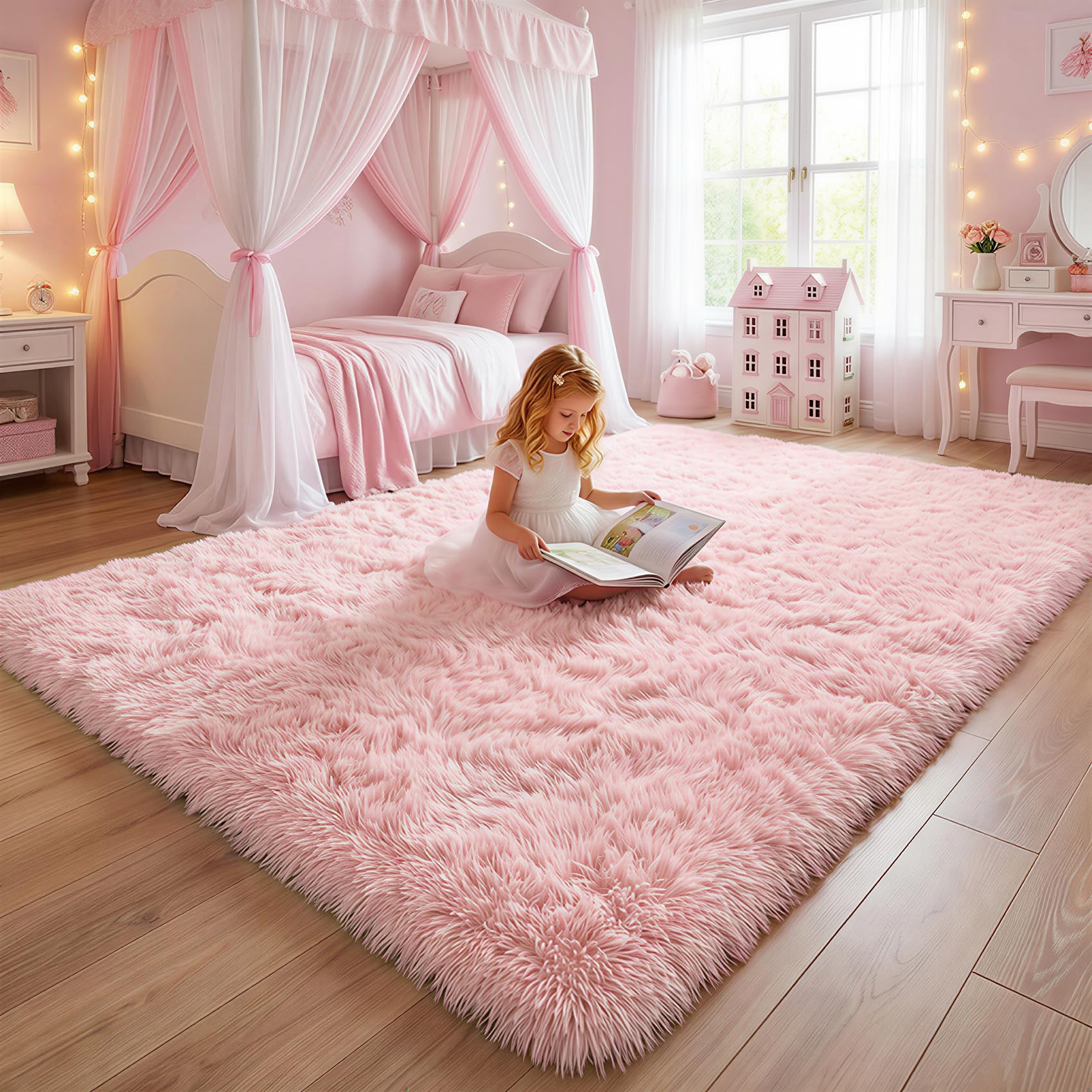 Amdrebio vacuum-packed rug unfolding shows recovery after shipping
