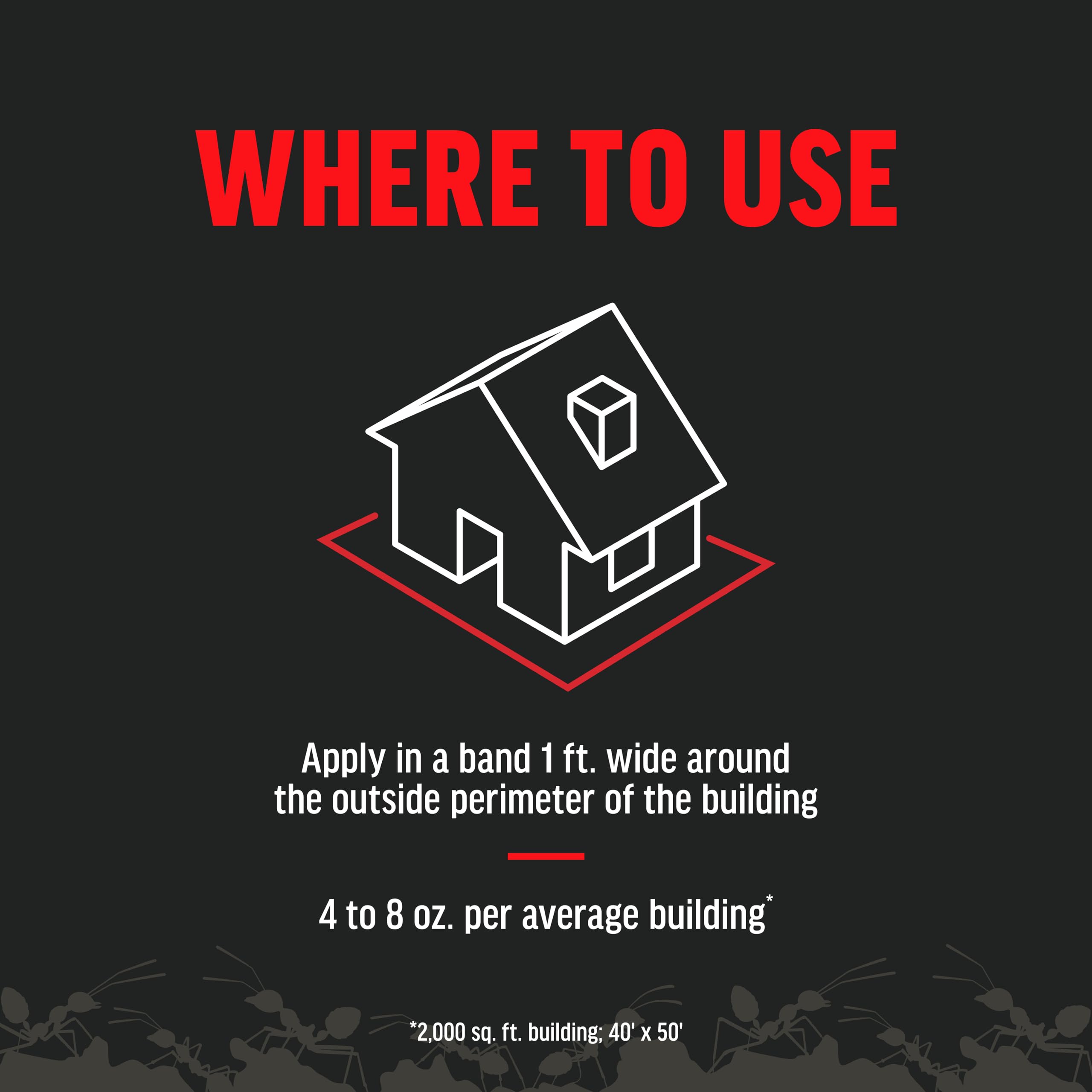 Amdro estación complementaria cerca de entrada para defensa combinada