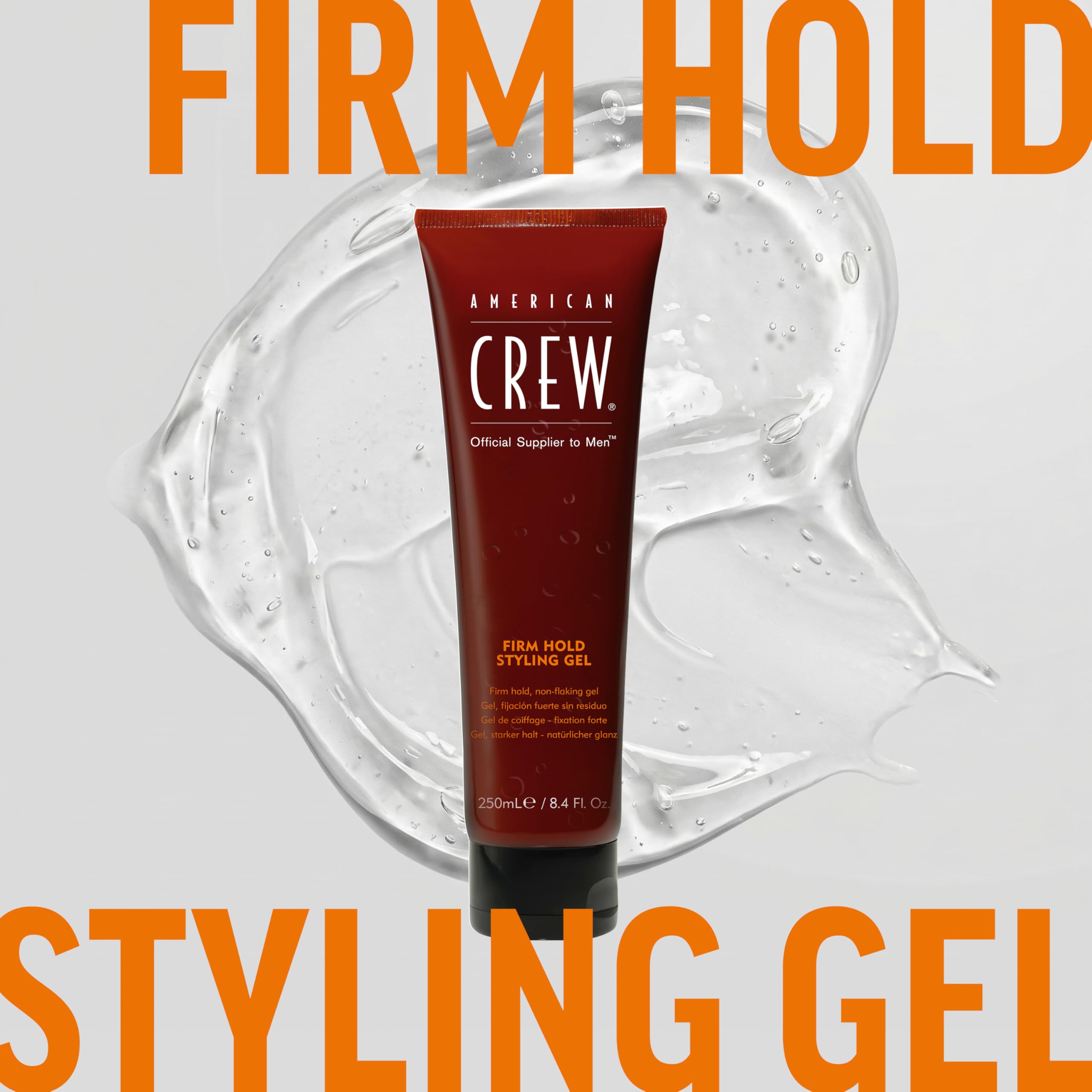 American Crew ambiente de baño con producto listo para grooming diario