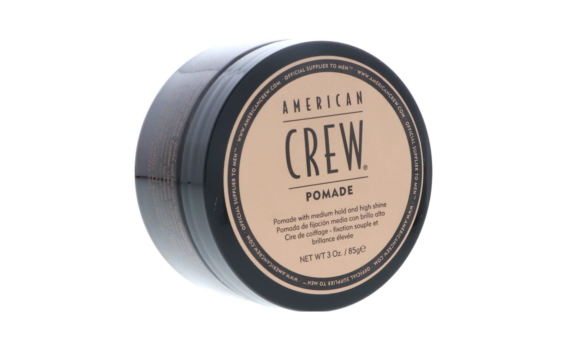 American Crew frasco frontal del pack mostrando diseño y conveniencia