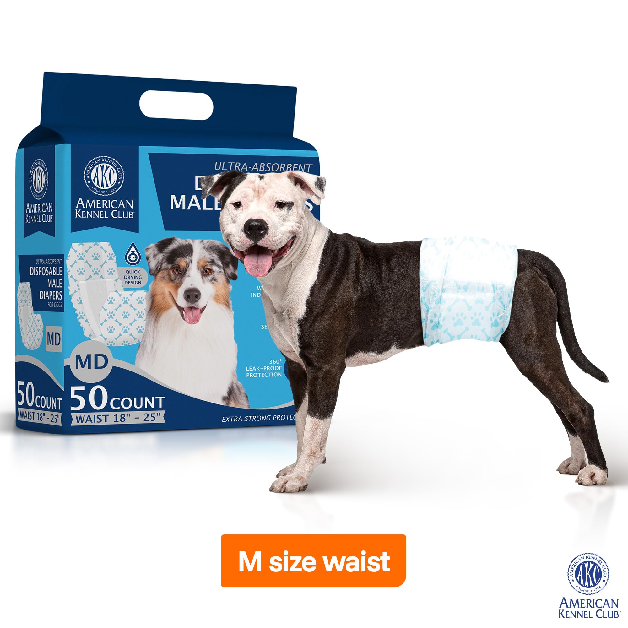 American Kennel Club primer plano del núcleo absorbente de secado rápido y eficacia