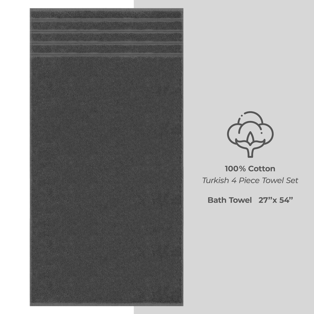 American Soft Linen toalla junto a una regla, muestra tamaño 27x54 pulgadas