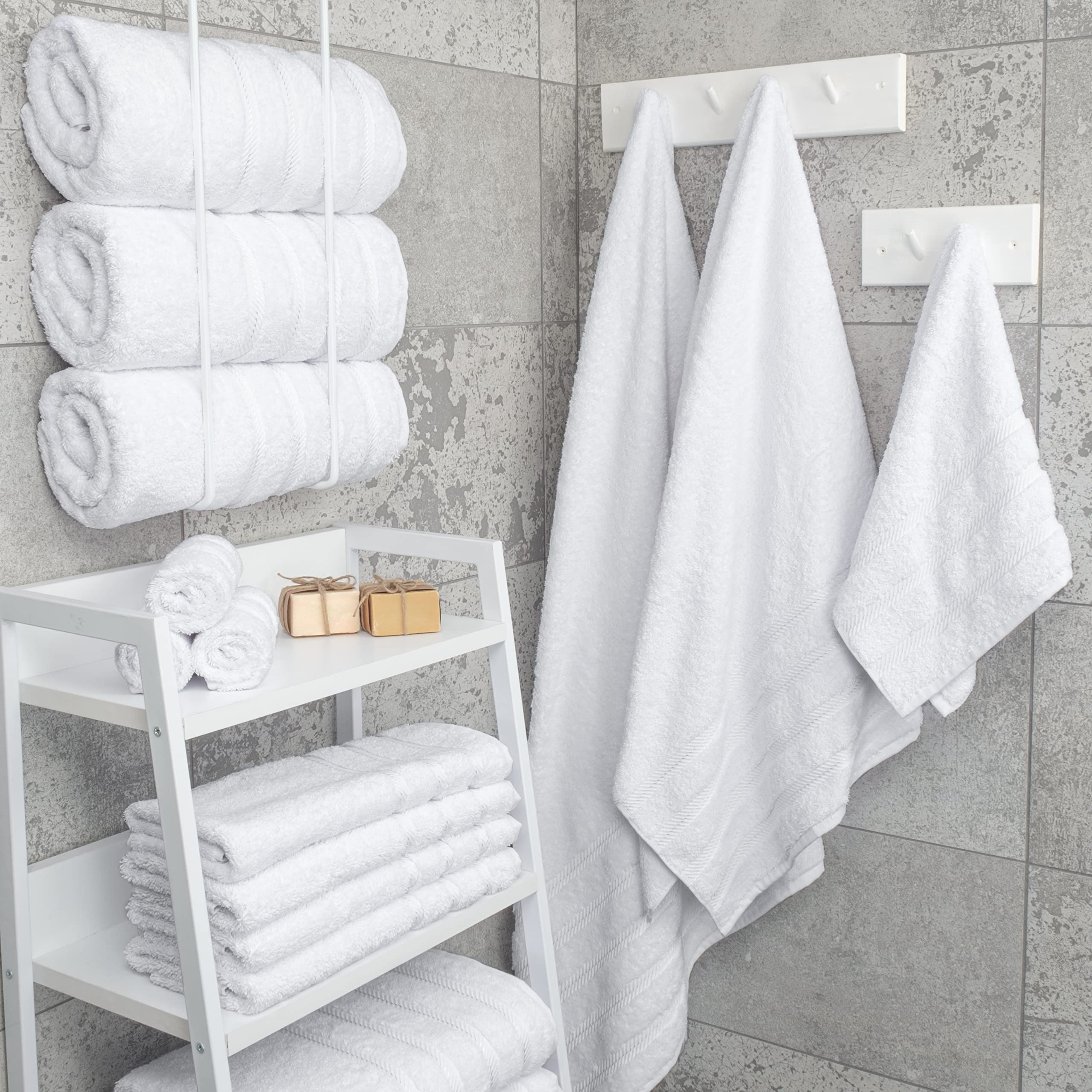 American Soft Linen detalle de la textura de algodón que demuestra suavidad y absorción