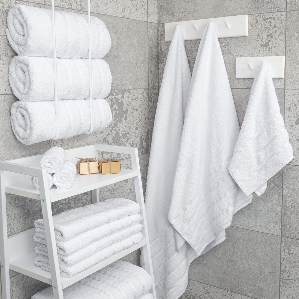 American Soft Linen detalle de la textura de algodón que demuestra suavidad y absorción