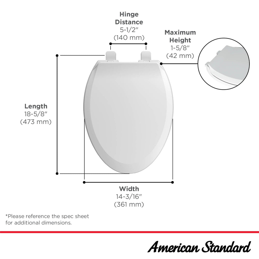 American Standard herrajes de montaje incluidos, instalación rápida y segura