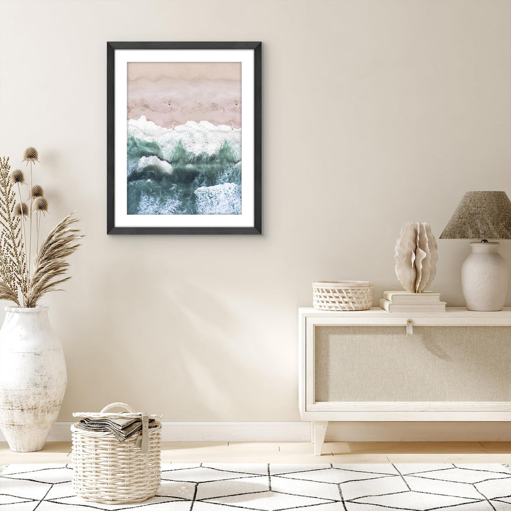 Americanflat frame hung vertically showcasing portrait orientation and neat finish