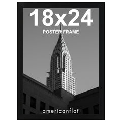 Americanflat frente del marco 18x24 negro que realza imágenes