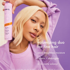 amika conditioner creamy texture on palm demonstrating weightless moisture
