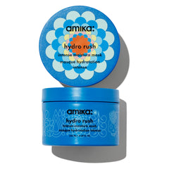 Amika envase frontal mostrando masacarrilla y diseño, hidratación profesional visible