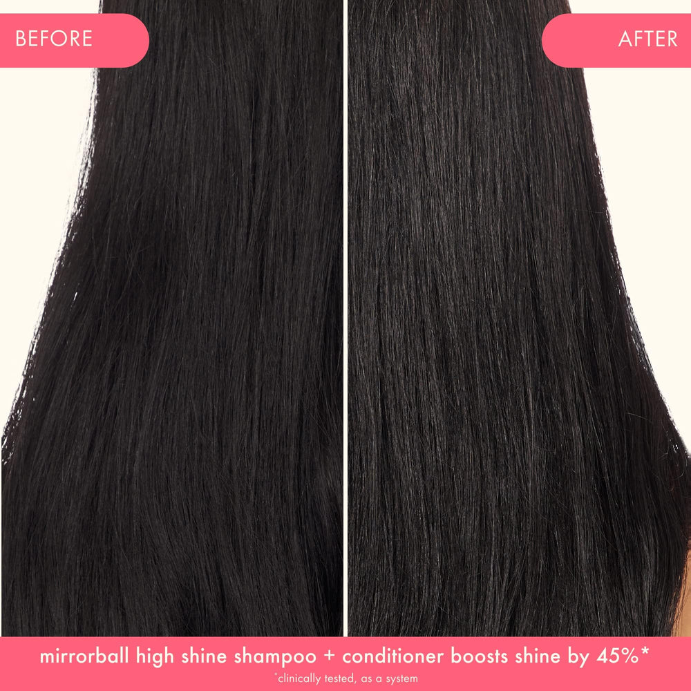 amika detalle de la etiqueta mirrorball con ingredientes y beneficios
