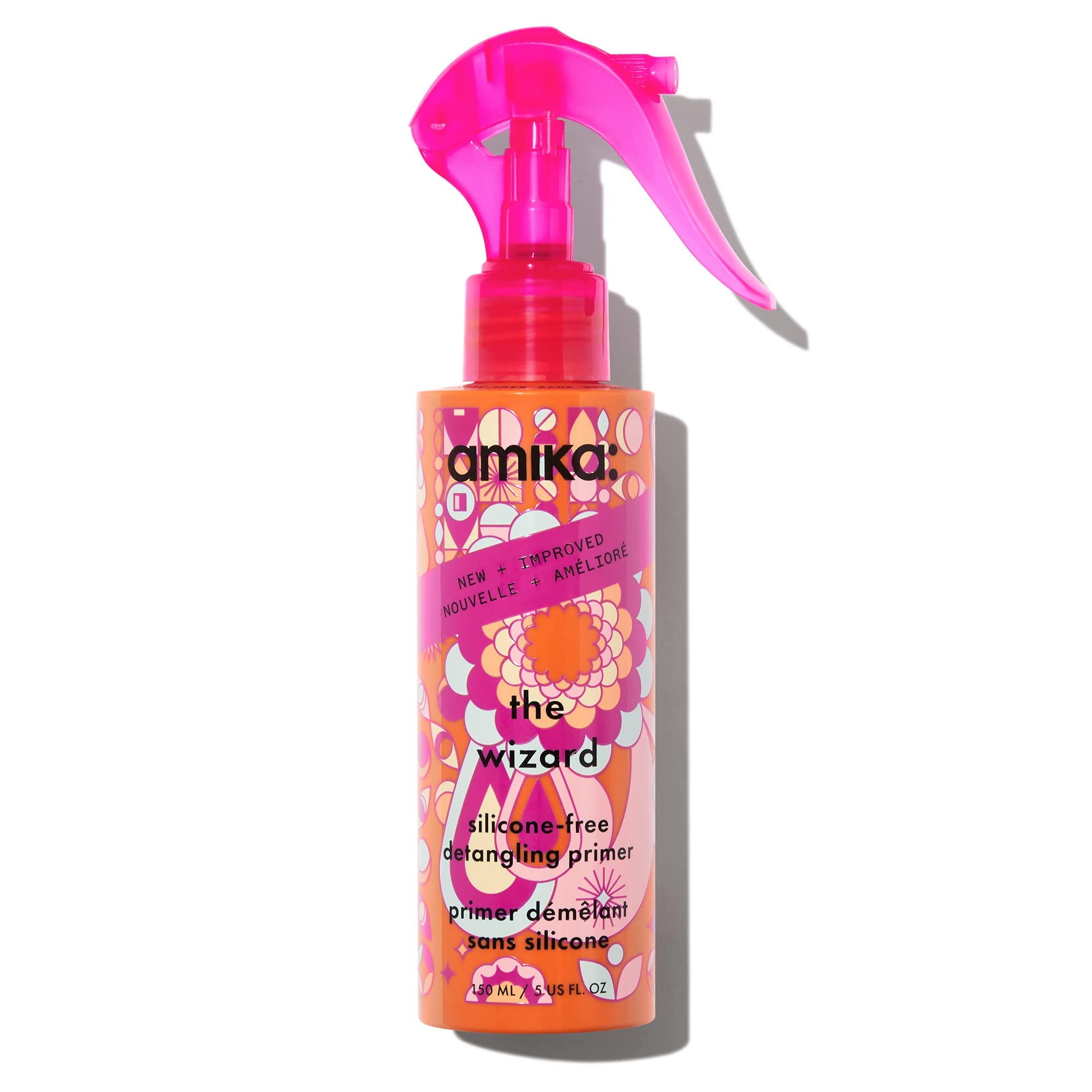 amika front packaging showing 150ml bottle and benefits