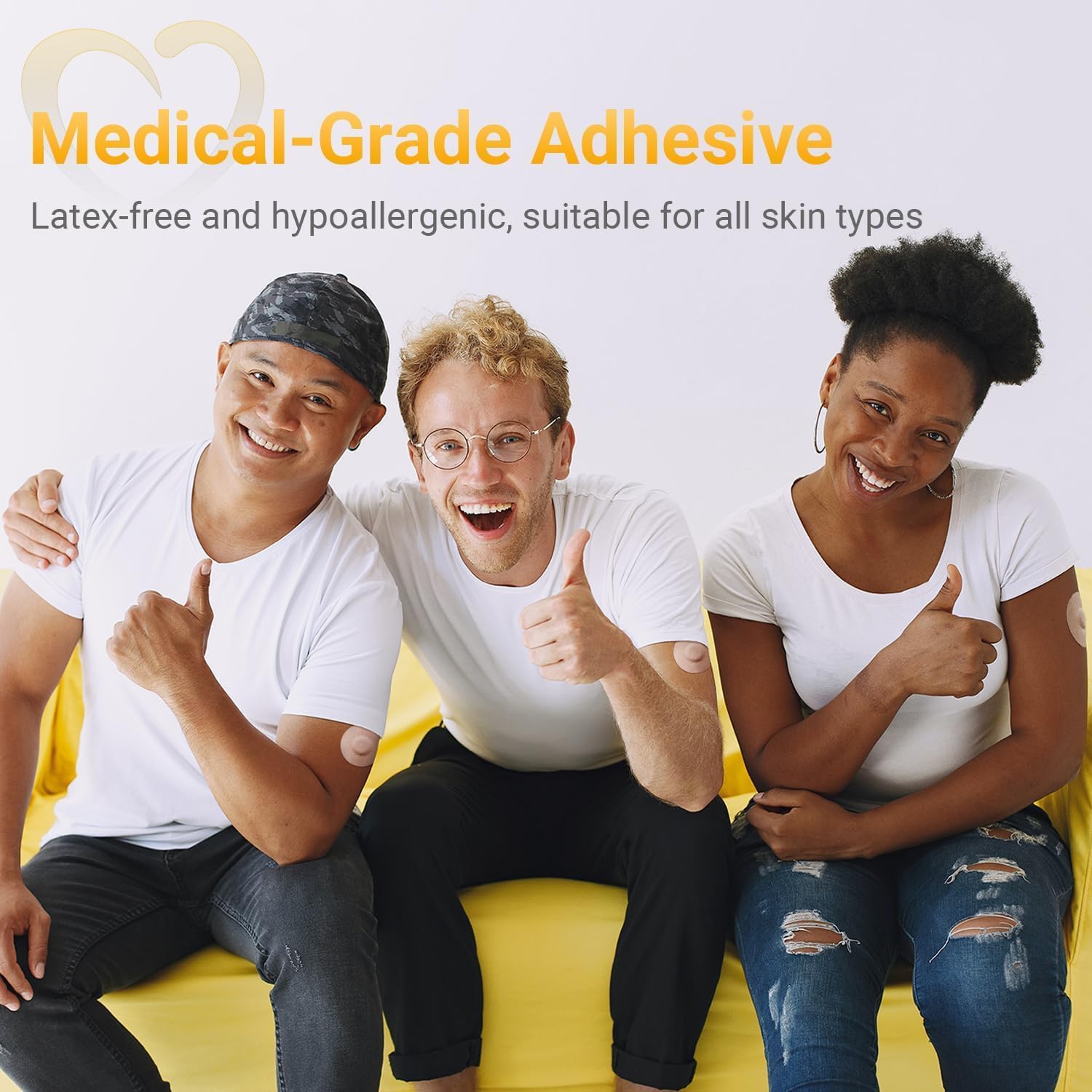 Amolyfe adhesivo médico transpirable mostrando confort prolongado