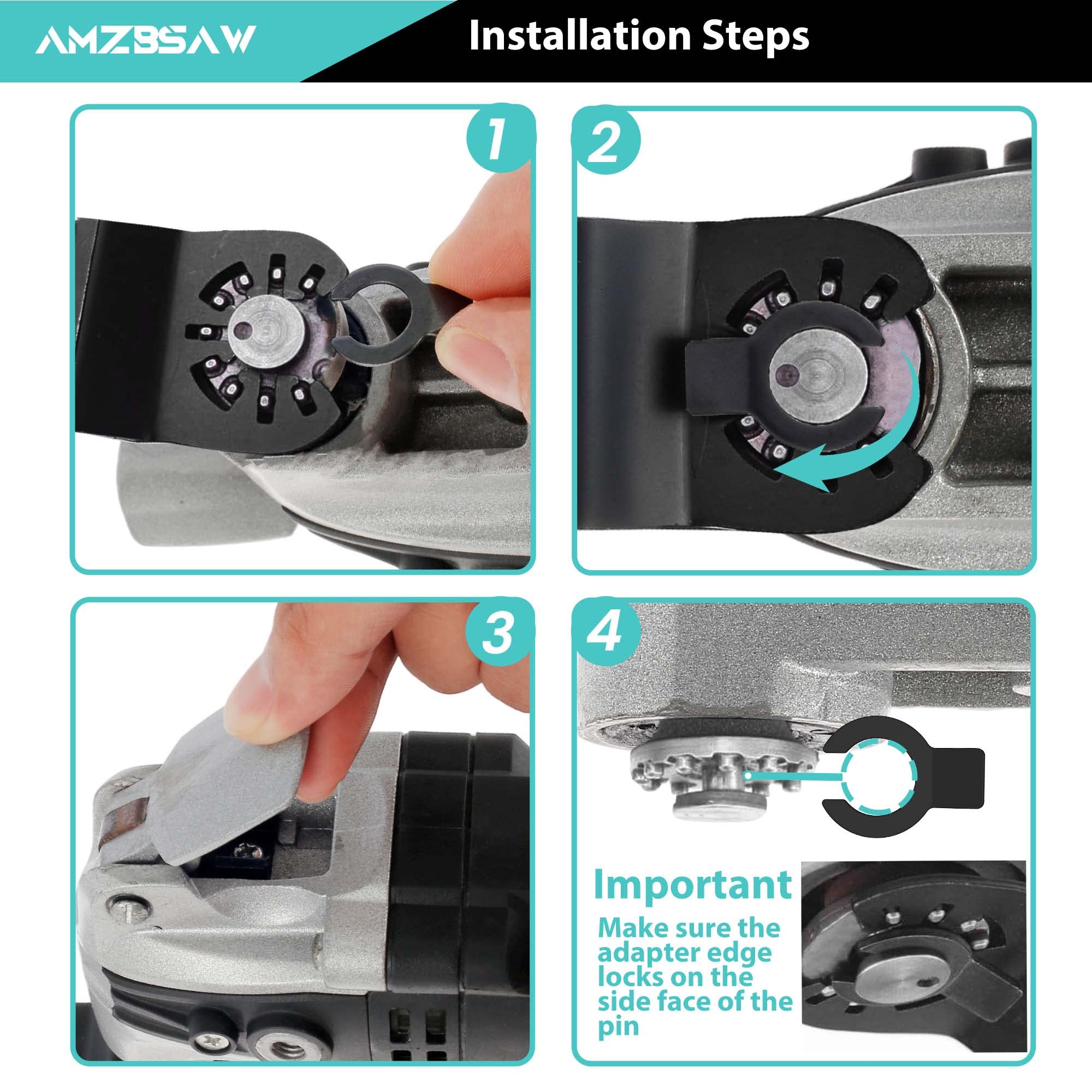 AMZBSAW conjunto completo sobre mesa listo para proyectos profesionales
