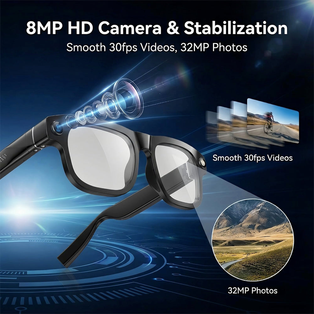AMZISH worn by cyclist recording video showing stable footage while moving