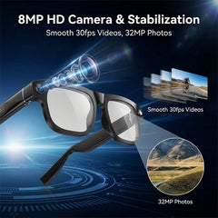 AMZISH worn by cyclist recording video showing stable footage while moving