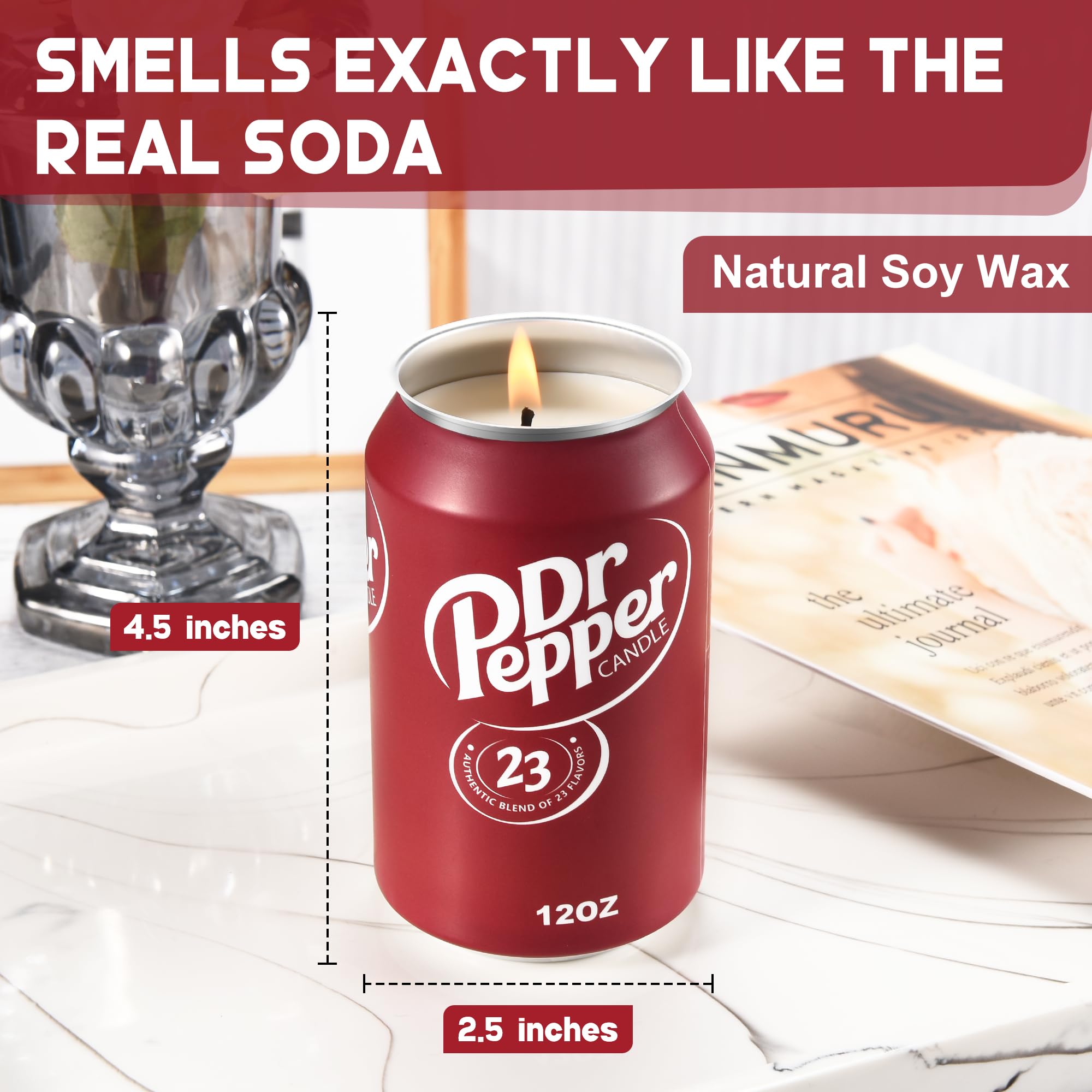 Anakz Doctor Pepper detalle de la tapa metálica que protege la vela