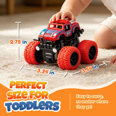 ANAOER monster truck en césped demostrando uso exterior divertido
