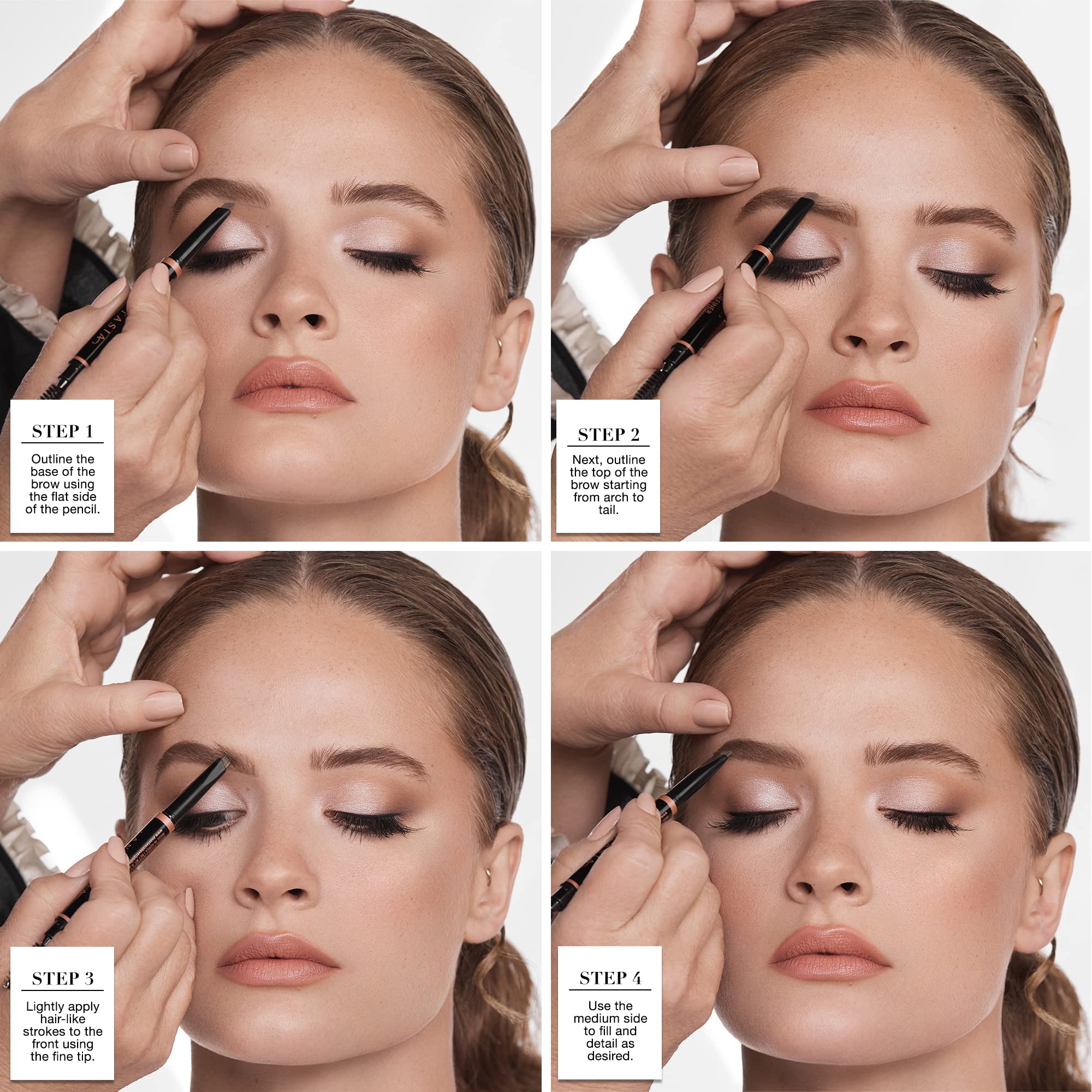 Anastasia Brow Definer textura cremosa de cera y pigmento para fácil aplicación