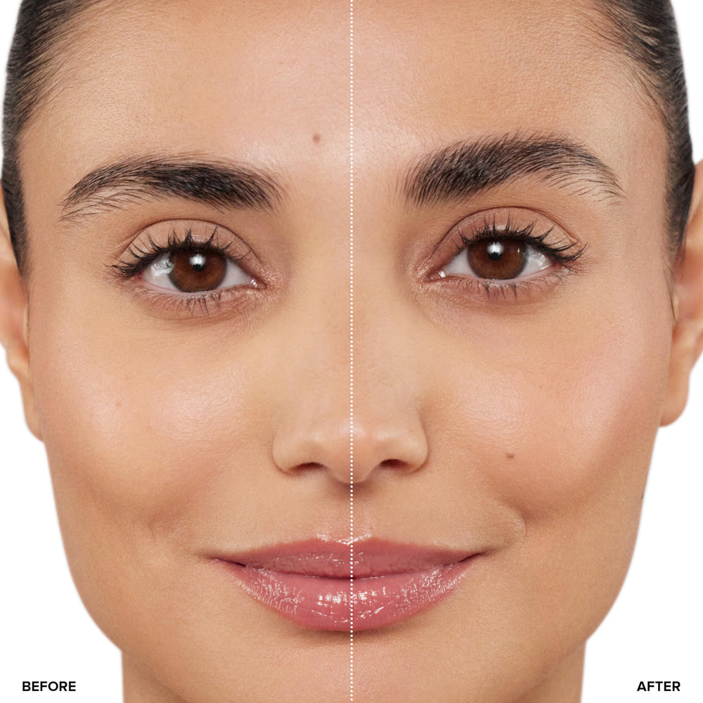Anastasia Brow Freeze tamaño del producto junto a escala de dedos