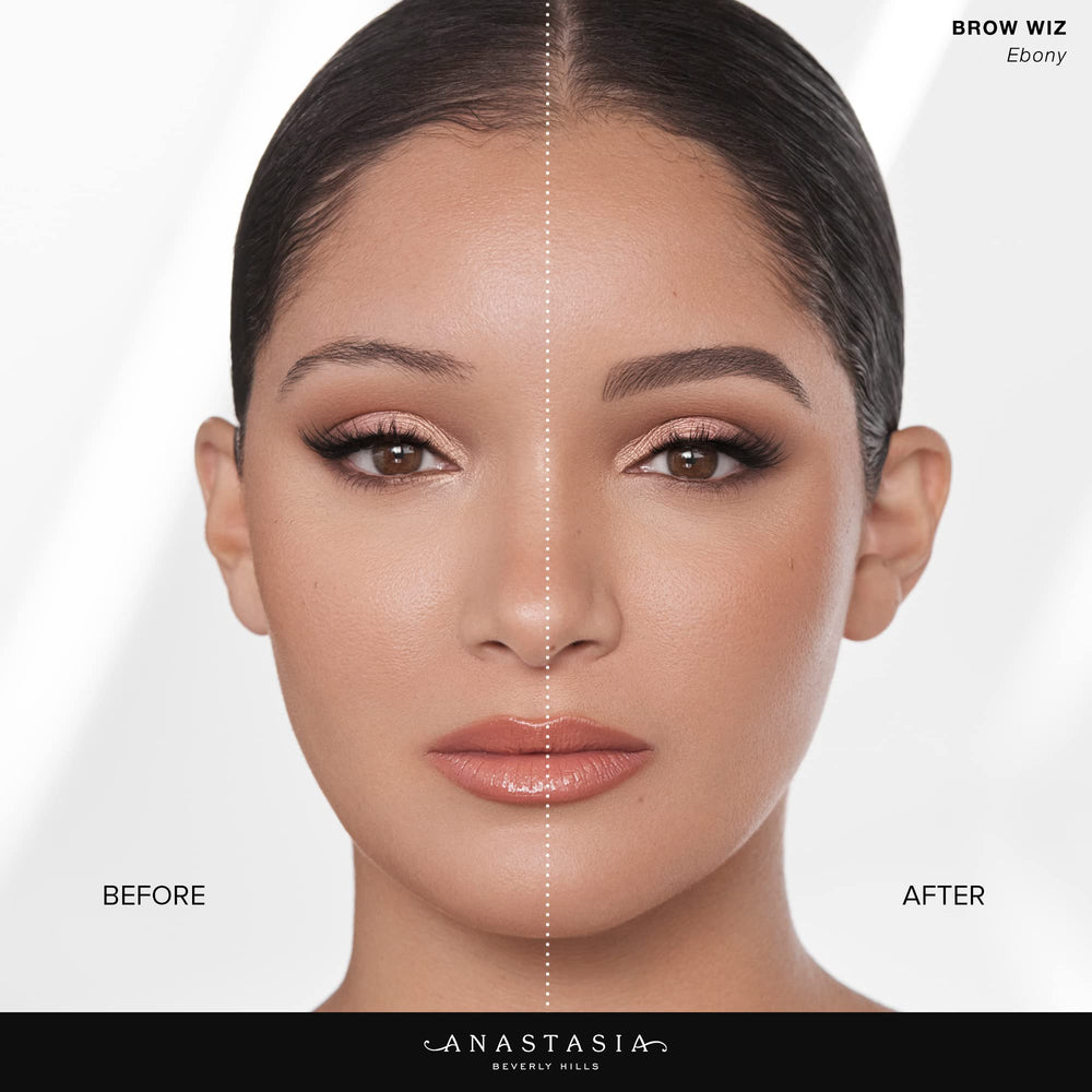 Anastasia Brow Wiz spoolie integrado cepillando ceja para acabado natural