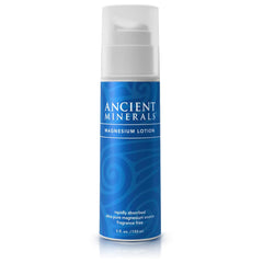 Ancient Minerals front packaging 5oz jar showing product branding and use benefits