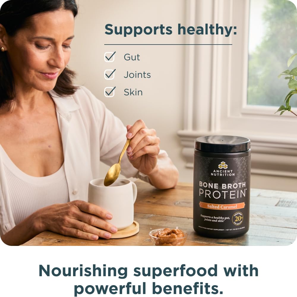 Ancient Nutrition ingredientes fuente de res alimentada en pastura