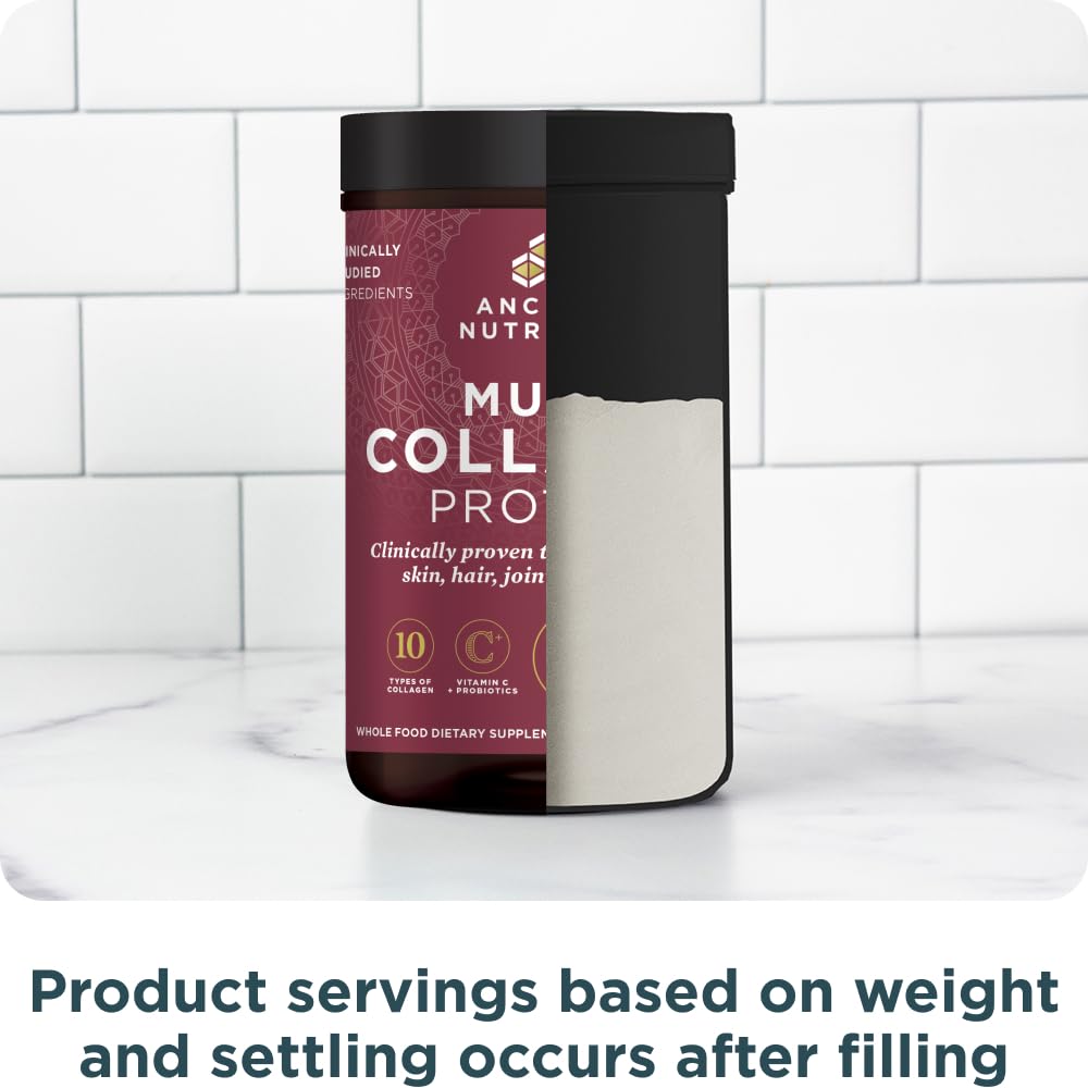 Ancient Nutrition label and certifications showing third-party testing and quality
