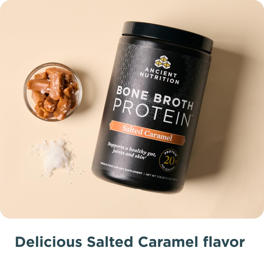 Ancient Nutrition servicio en taza bebida caliente reconfortante