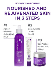 Andalou Naturals crema aplicada en la mano para hidratación visible