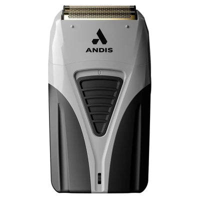 andis ts-2 front view showing compact shaver and ergonomic grip benefits precision