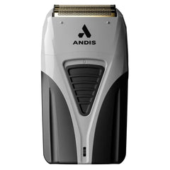 andis ts-2 front view showing compact shaver and ergonomic grip benefits precision