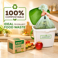 ANECO bolsa colocada en contenedor de mostrador practicidad diaria