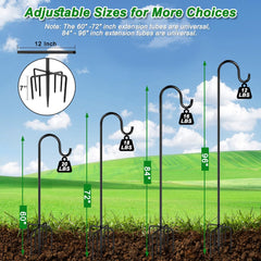 ANIDEER height comparison showing 60, 72, 84 inch options for versatile use benefit